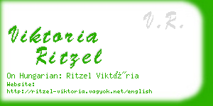 viktoria ritzel business card